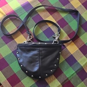 Black Studded Women's Bag